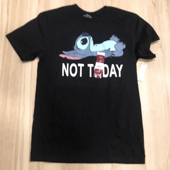 Disney Stitch “ Not Today” tee - Size S (34-36) - Picture 1 of 2